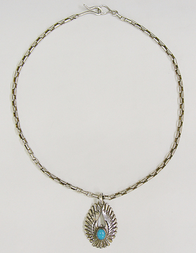 ビンゴブラザーズ ターコイズイーグルネックレス